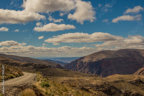 The Swartberg Pass runs through the Swartberg mountain range in the Karoo in the Western Cape province of South Africa © Richard