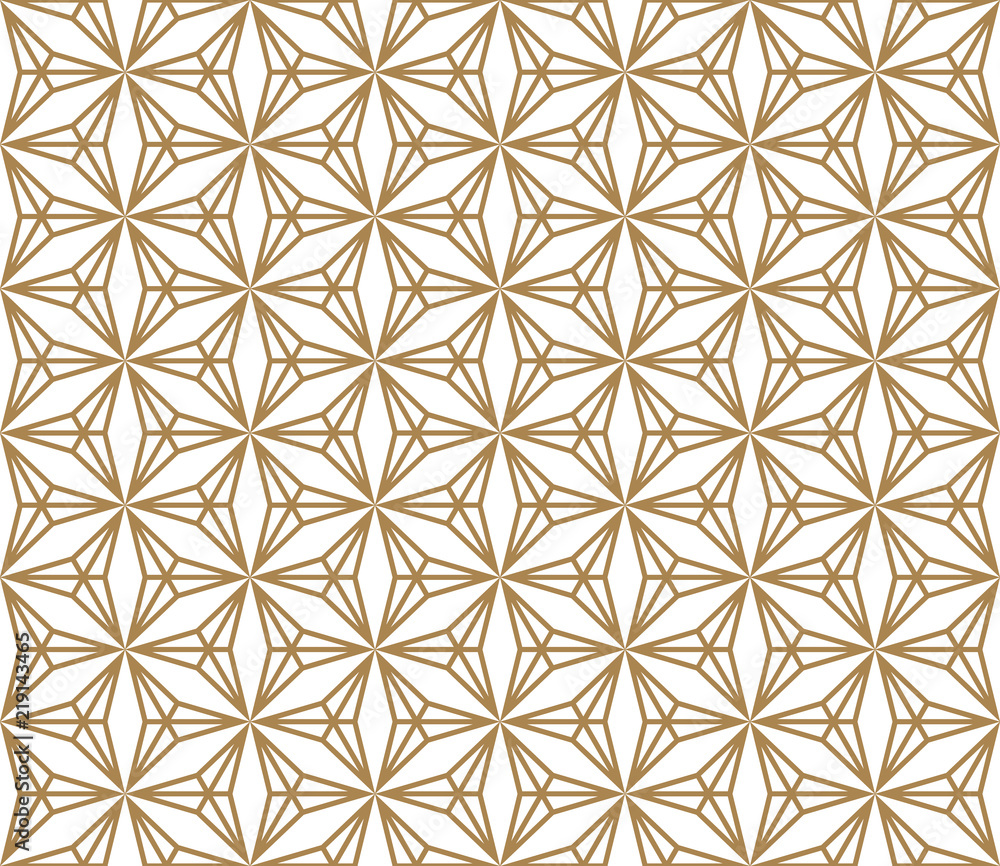 Seamless pattern based on Japanese ornament Kumiko Seamless pattern based on Japanese ornament Kumiko