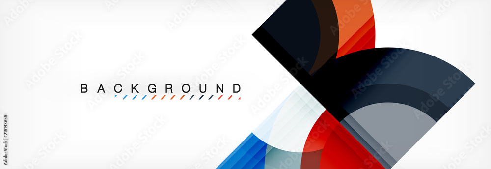 Vector circular geometric abstract background Vector circular geometric abstract background