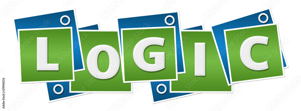 Logic Green Blue Blocks Rings Logic Green Blue Blocks Rings