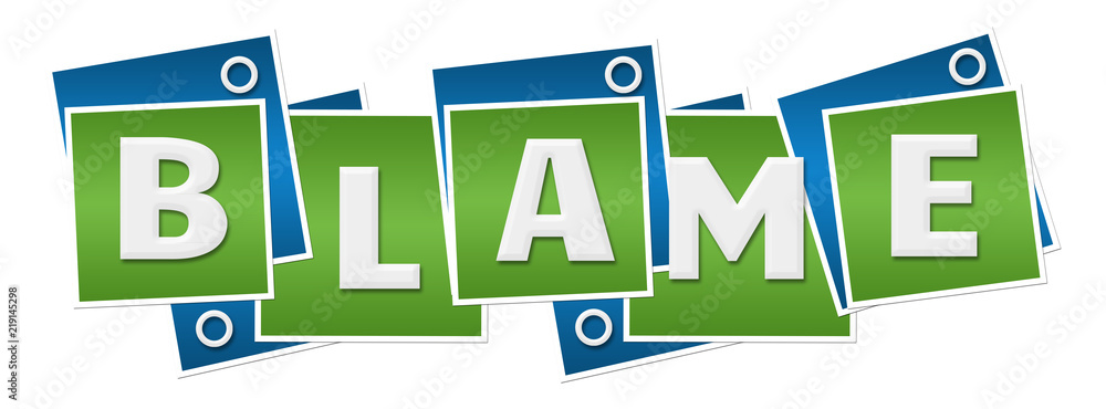 Blame Green Blue Blocks Rings Blame Green Blue Blocks Rings