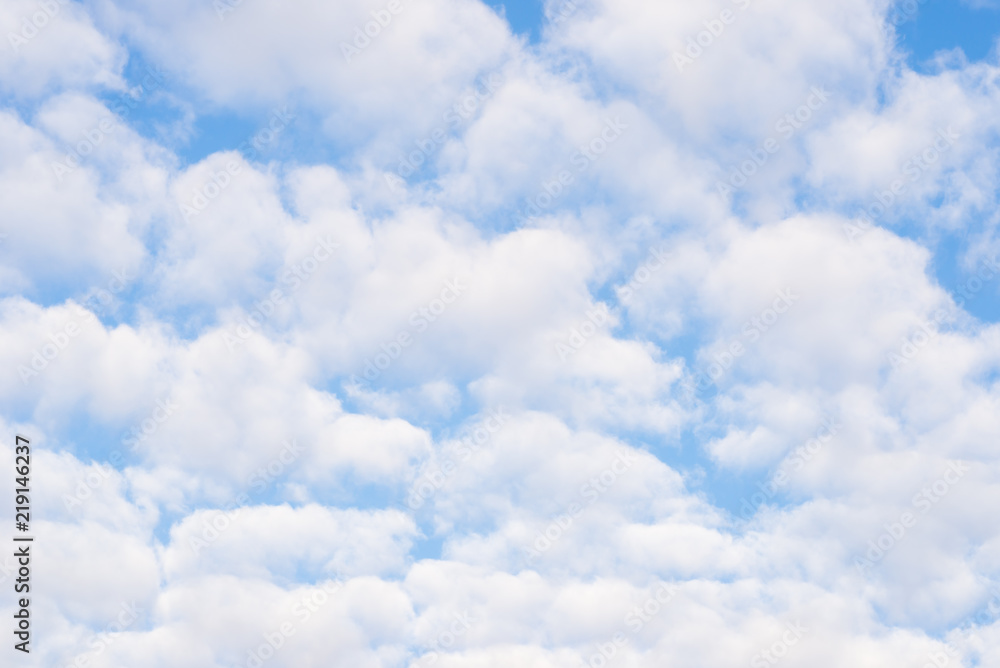 White clouds and blue sky White clouds and blue sky
