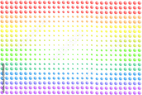 Colorful rainbow bumpy texture background of gradient colors and dots, used LGBT pride flag colors, symbol of LGBTQ (lesbian, gay, bisexual, transgender, and questioning). Vector illustration, EPS10.