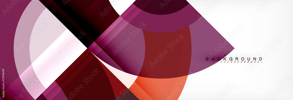 Vector circular geometric abstract background Vector circular geometric abstract background