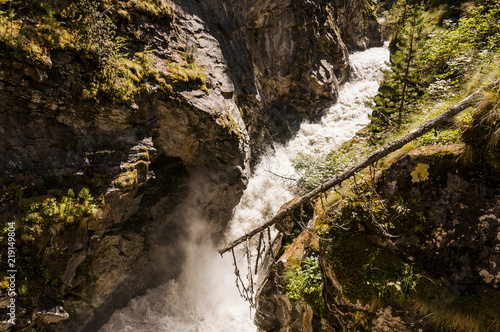 Zermatt, Gornerschlucht, Schlucht, Bergbach, Wallis, Walliser Berge, Alpen, Felsen, Sommer, Schweiz photo