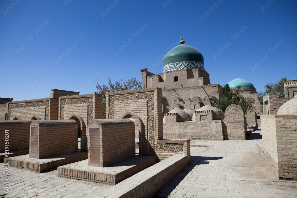 ancient burials in the old city. Khiva. Uzbekistan..