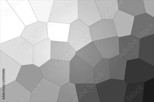 Good abstract illustration of grey light Gigant hexagon. Handsome background for your design.