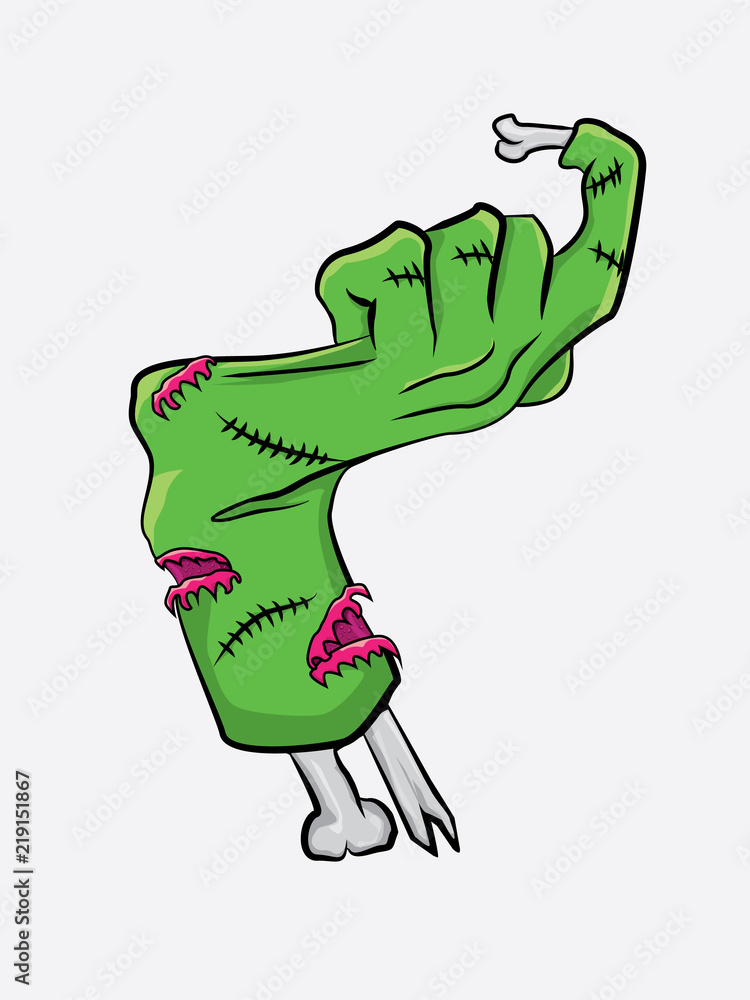 Obraz premium Zombie Hand Halloween