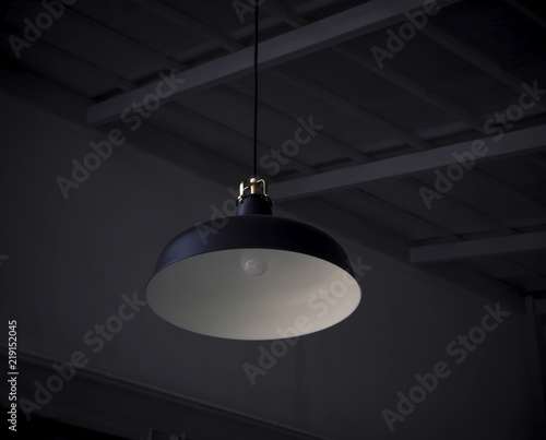 Black decorative lamp