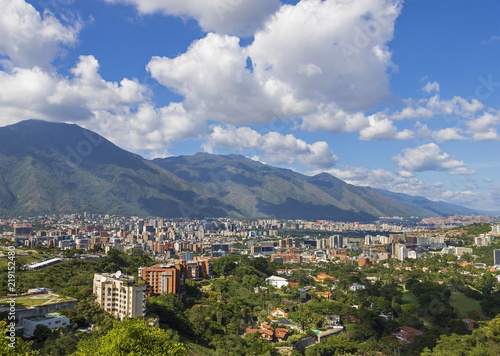Skyline of Caracas, capital city of Venezuela.