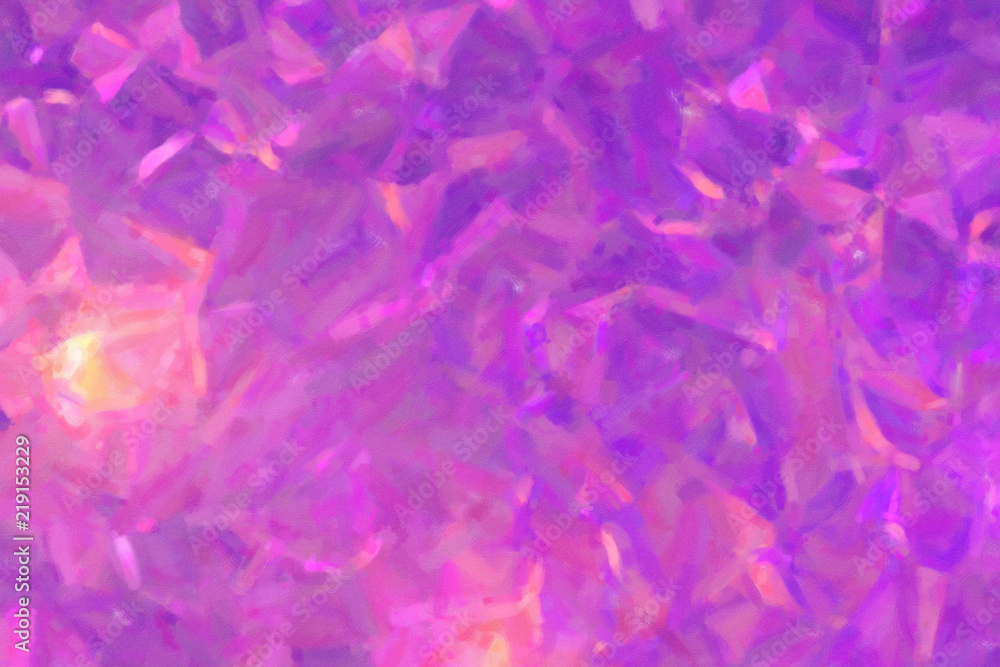 Beautiful abstract illustration of purple and magenta Oil painting with dry brush paint. Useful background for your design.
