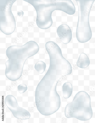 transparent water elements
