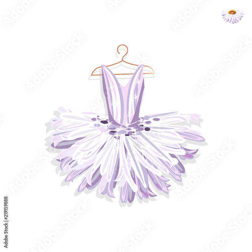 Ballet tutu on a hanger