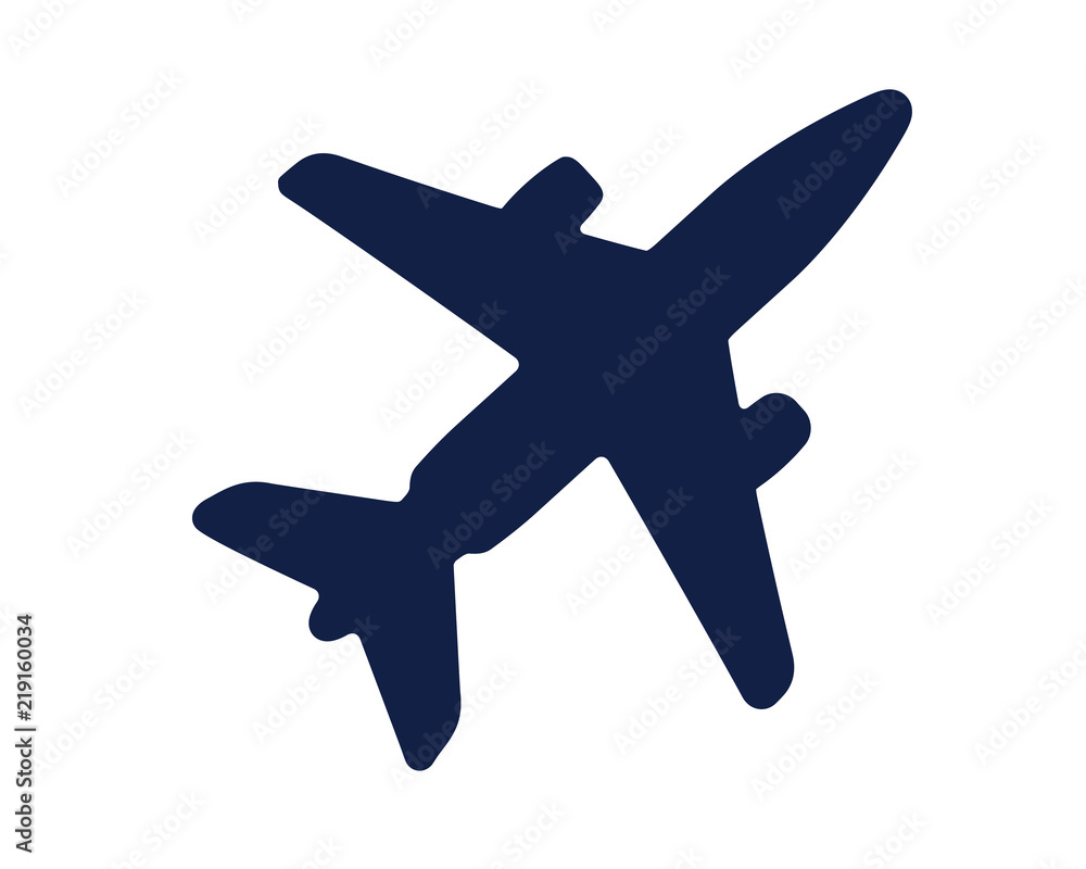 Obraz premium airplane glyph icon , designed for web and app