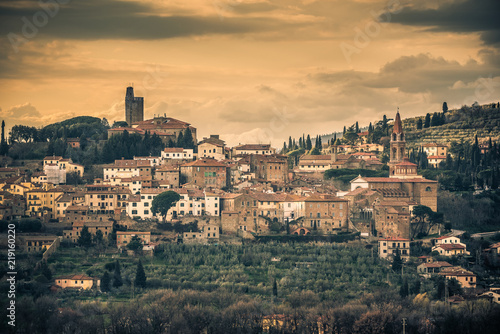 Panorama della Città di Castiglion Fiorentino - Arezzo, Toscana Italia