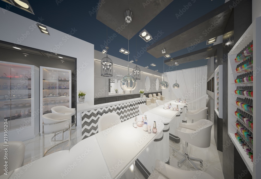 3d render of beauty saloon 3d render of beauty saloon