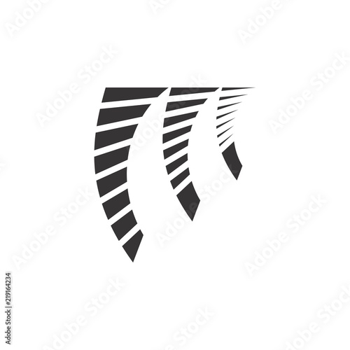 M logo letter design © drijimedia