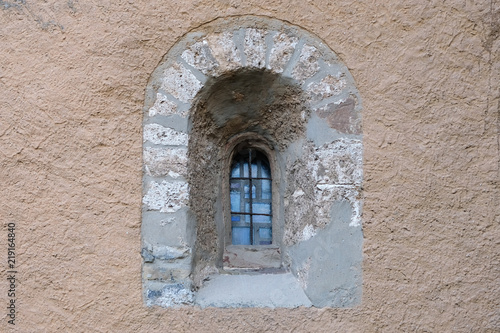 Small church window in Echternach, Luxembourg