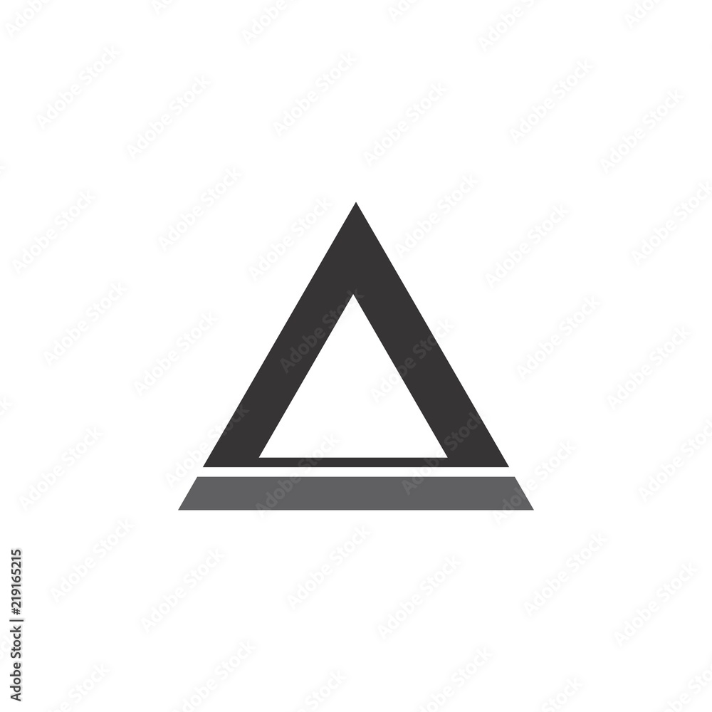 Triangle logo design Triangle logo design