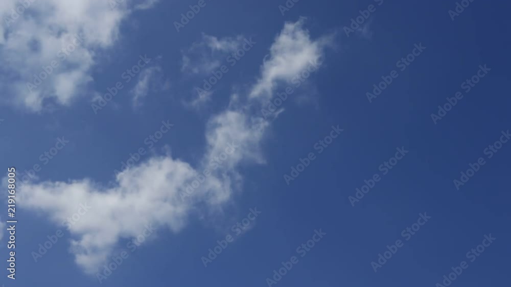 White Clouds on Blue Sky Timelapse White Clouds on Blue Sky Timelapse