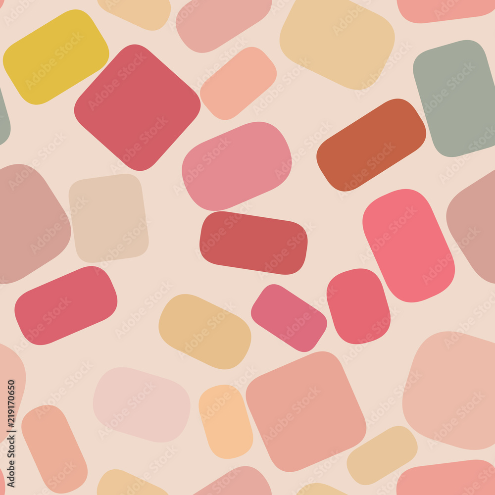 Seamless shape of rounded rectangle, abstract geometric background pattern. Art, style, graphic & details. Seamless shape of rounded rectangle, abstract geometric background pattern. Art, style, graphic & details.