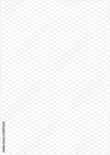 isometric grid paper a3 portrait vector
