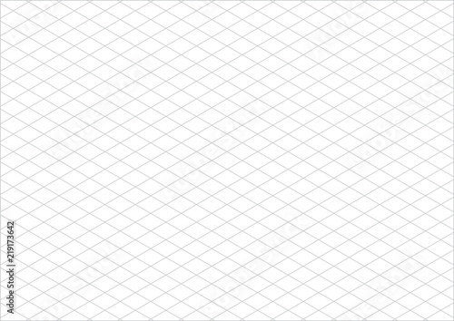 isometric grid paper a4 landscape vector

