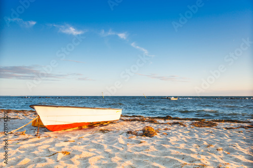 boat at the beach