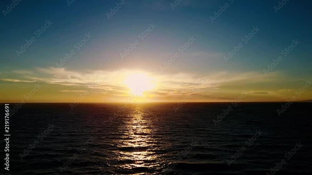 Redondo Beach sunset California – 4k drone video of Redondo Beach Los Angeles California.  Coastal sunset views SoCal Southbay landmark beach near Hermosa and Manhattan Beaches
