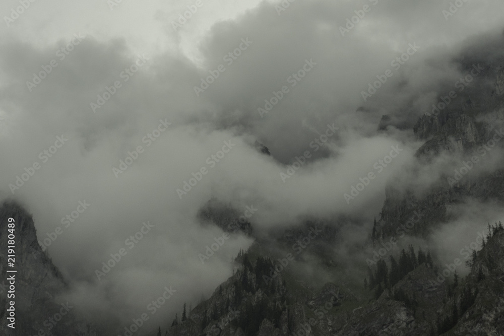 Mist in the mountains