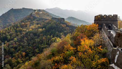 Blick auf chinesische Mauer