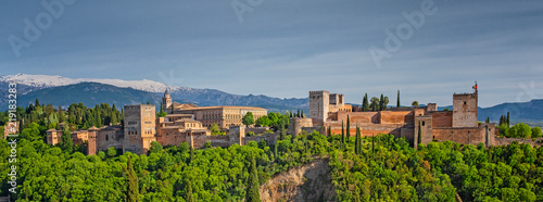Panoramic view on Alhambra