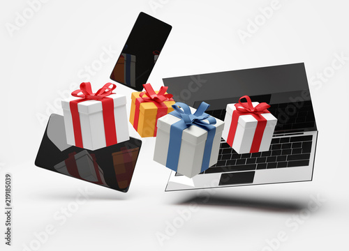 notebook desktop with smart...