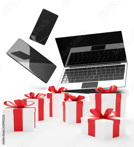 notebook desktop with smart...