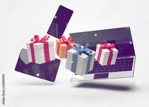 notebook desktop with smart...