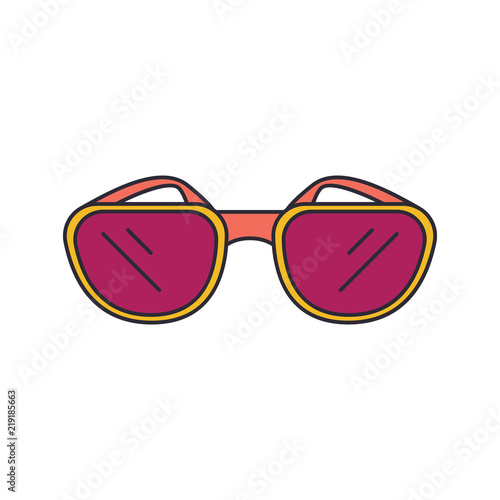 Sunglasses icon, cartoon style