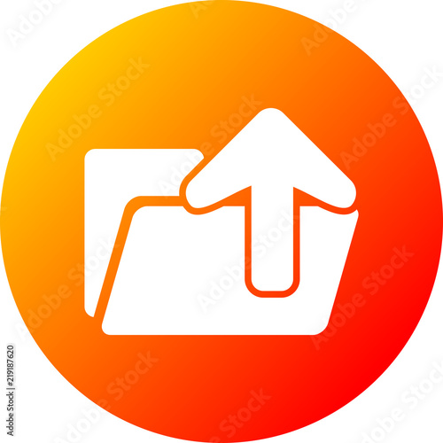 Vector carpetas subiendo archivos