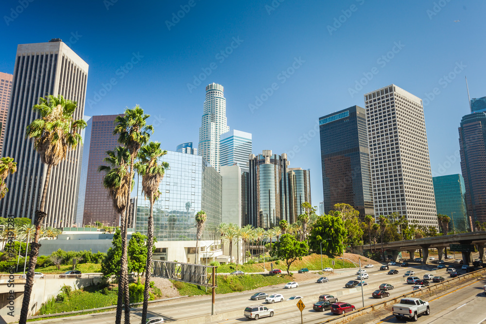 Obraz premium Centrum Los Angeles
