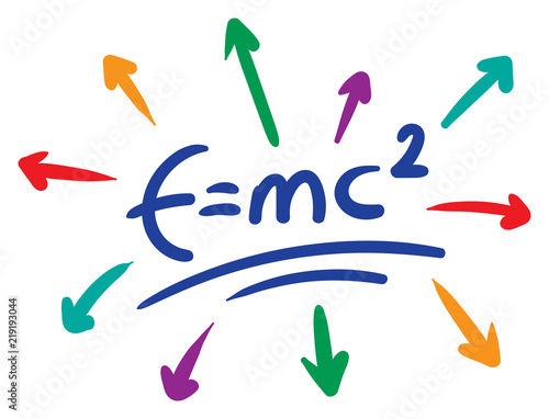 Photo e=mc2 formula