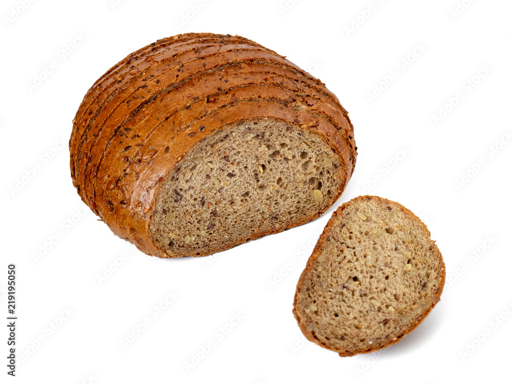 Round bread made of flour and nuts Round bread made of flour and nuts