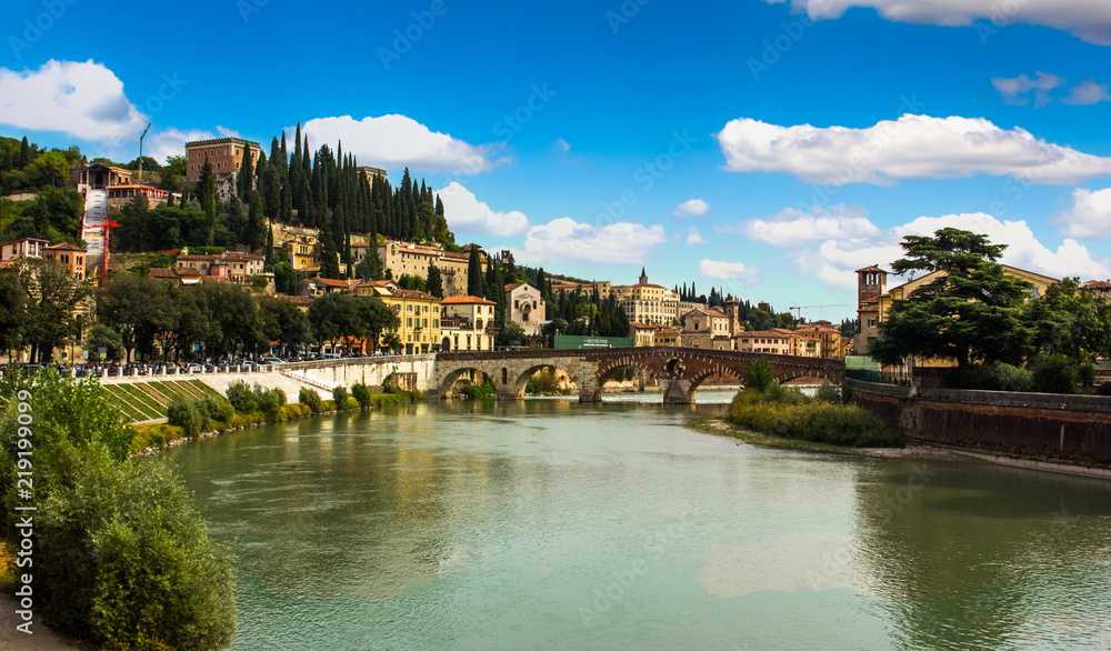 View of Verona, Veneto region, Italy.