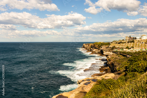 rocky coastline in sydney australia