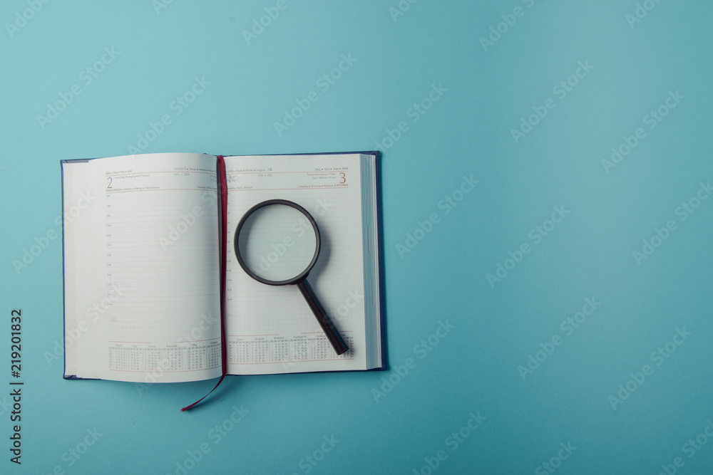 Business planning with copy space and office supplies Business planning with copy space and office supplies