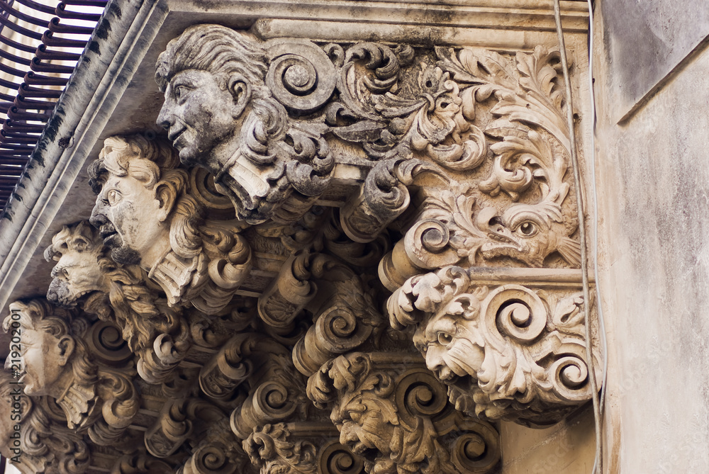 Baroque balcony, Sicily