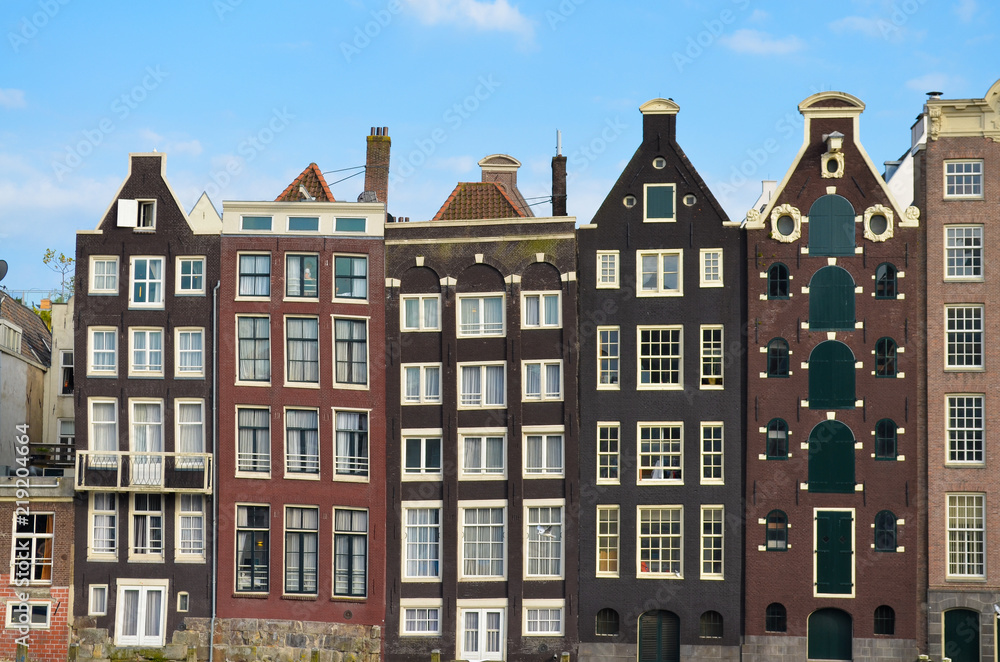 Architecture hollandaise, Amsterdam, Pays-Bas