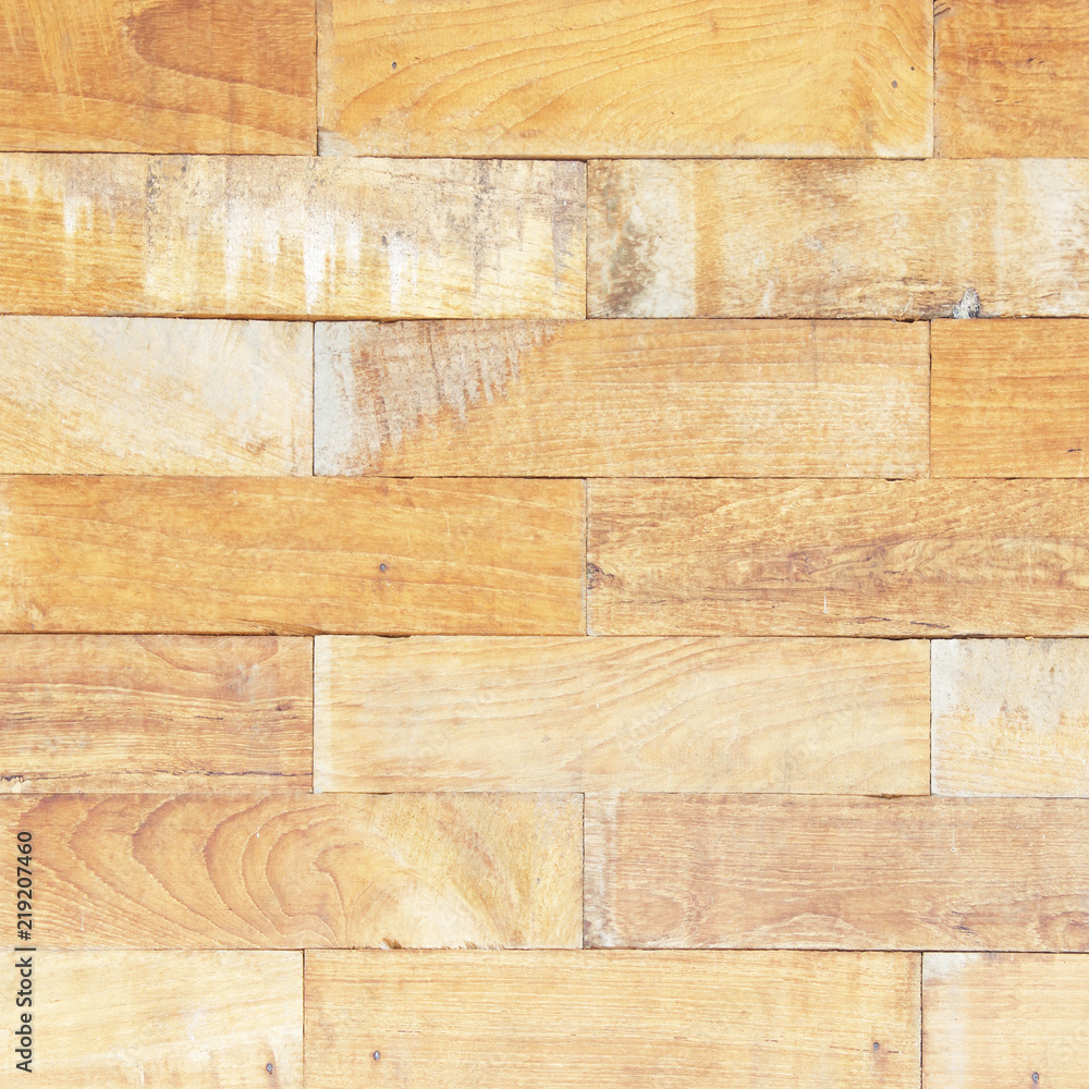 Naklejka premium Wooden wall background or texture