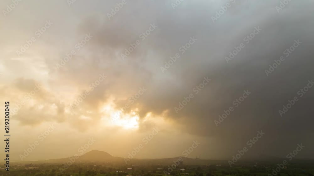 Beautiful transition of dark cloud to sunlight, cloud and sun time lapse Beautiful transition of dark cloud to sunlight, cloud and sun time lapse