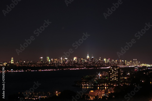 Night city view