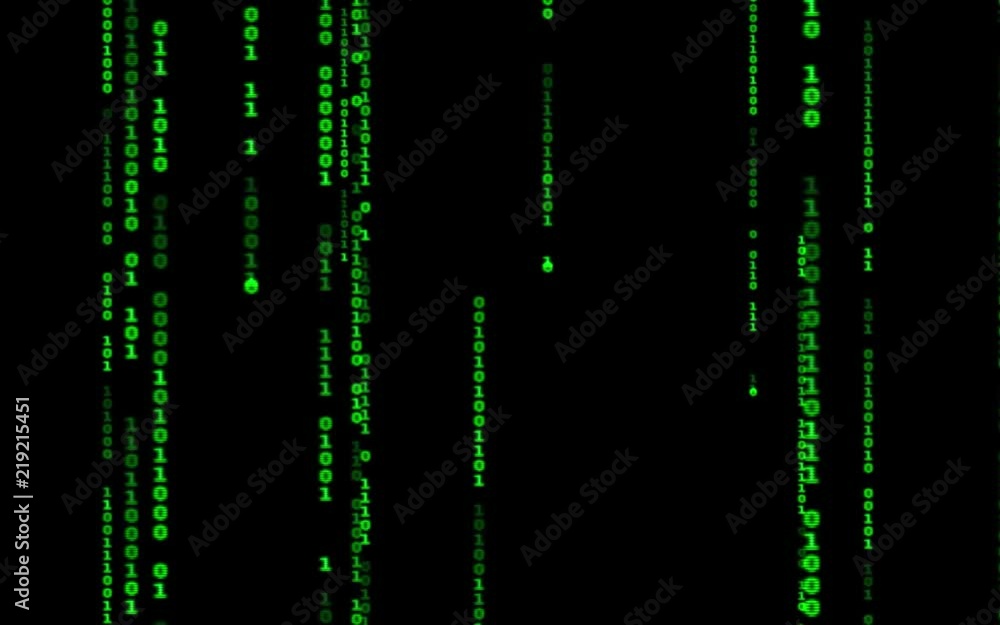 Digital binary data, streaming code background. Matrix background. Programming / Coding / Hacker concept. Cyberspace with green digital falling lines, abstract background, binary chain. Crypto space. Digital binary data, streaming code background. Matrix background. Programming / Coding / Hacker concept. Cyberspace with green digital falling lines, abstract background, binary chain. Crypto space.