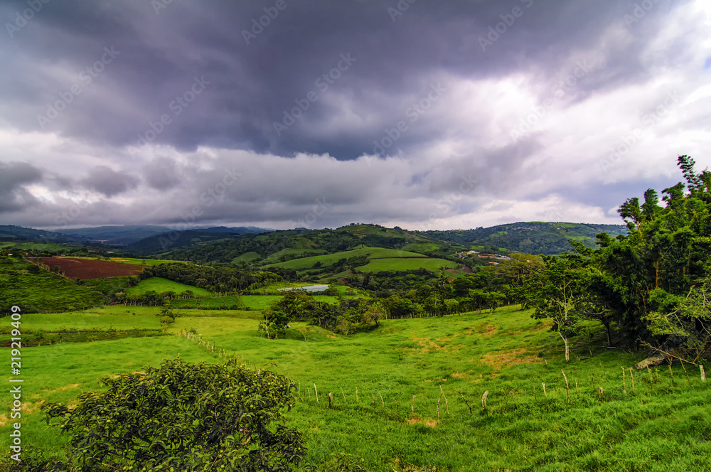 Clouds Over San Ramon, Costa Rica